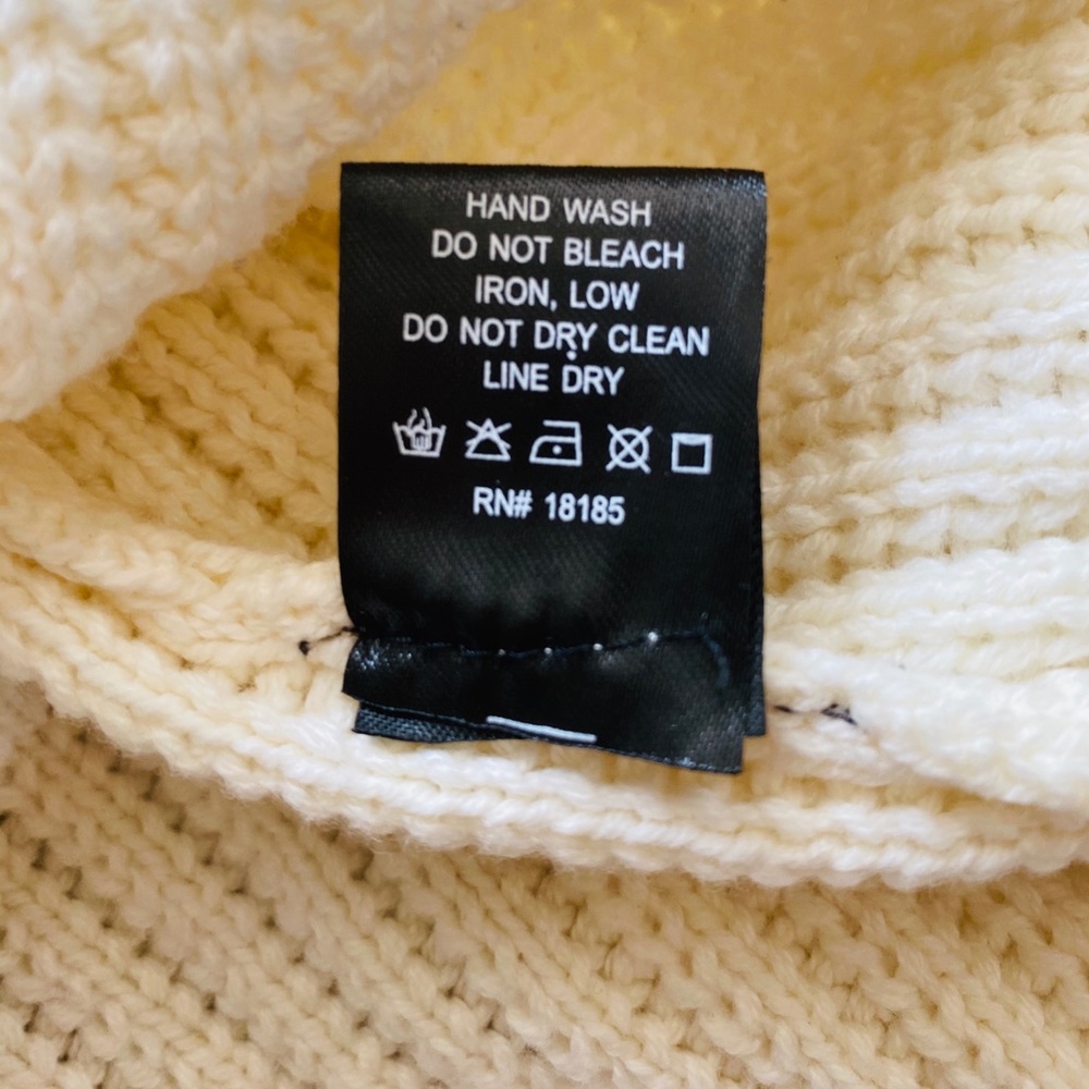 Cream Fall Sweater - Picture 5 of 5